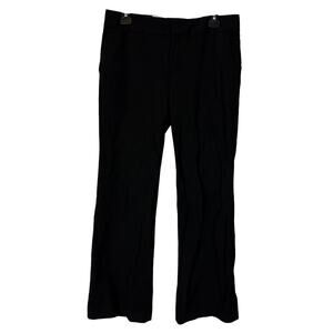 Banana Republic 215 Pants Womens 8 Petite Black Lined Wool Martin Fit